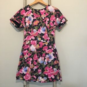 French Connection Adeline Floral Sateen Sheath